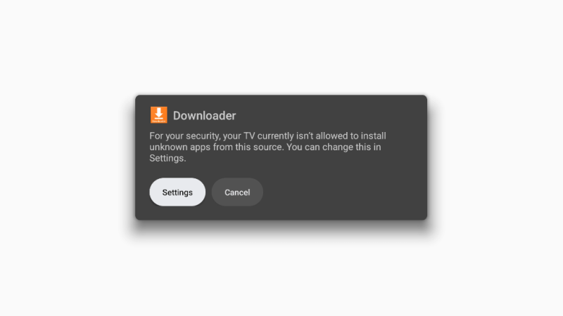 allow installation from unknown sources