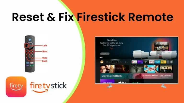 How to Reset & Fix Firestick Remote?